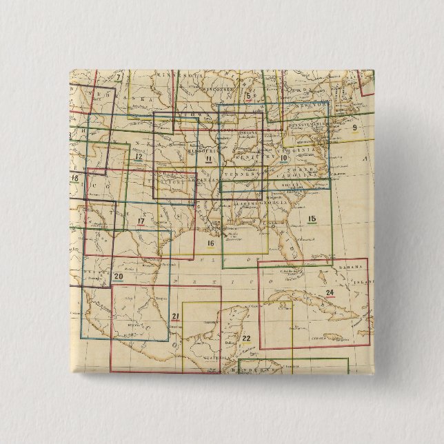Index Map Explanation of Signs Used In The Atlas 15 Cm Square Badge (Front)