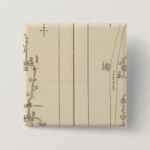 Index map Putnam County Dutchess County New York 15 Cm Square Badge