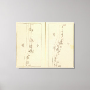 Index mapWestchester County New York Canvas Print