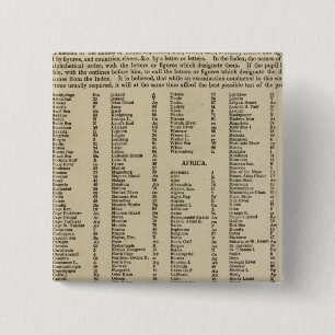 Index Modern atlas 15 Cm Square Badge