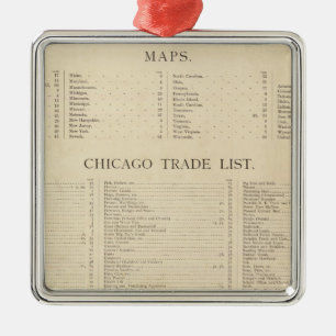 Index New commercial atlas Metal Tree Decoration