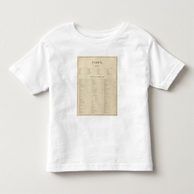 Index New commercial atlas Toddler T-Shirt (Front)