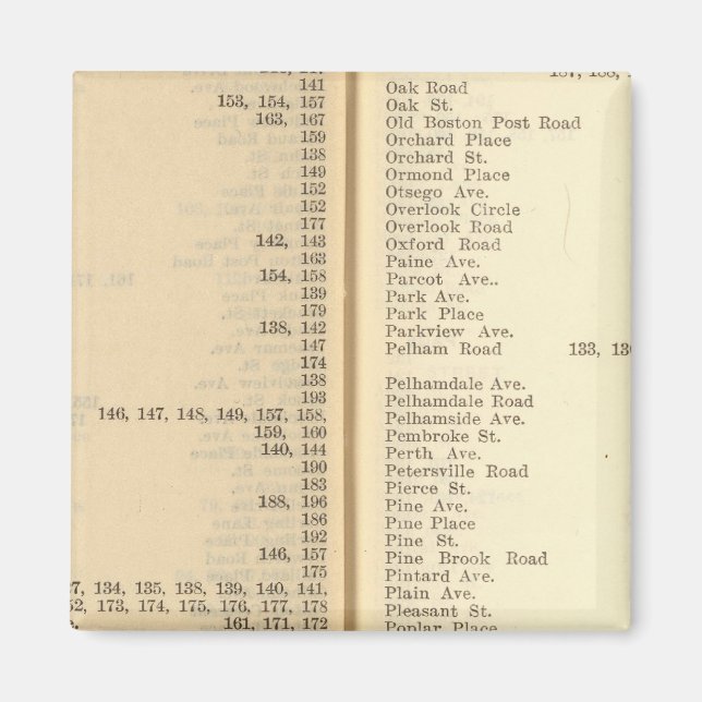 Index New Rochelle Magnet (Front)