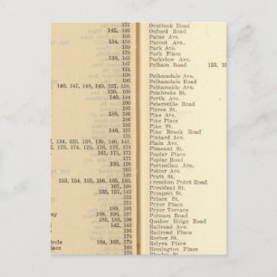 Index New Rochelle Postcard