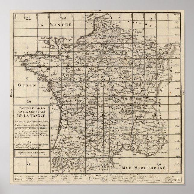 Index of France Poster (Front)