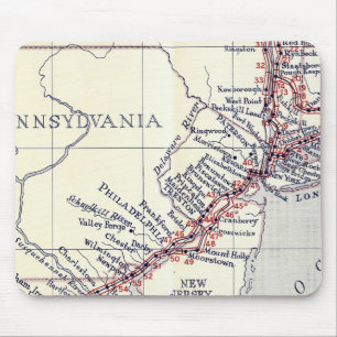 Index to the Plates in Survey of the Roads Mouse Pad