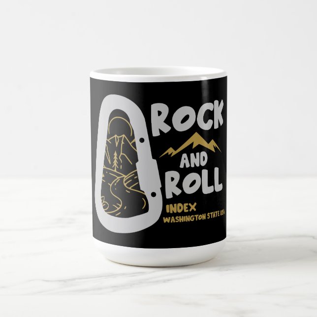 Index Washington State Alpinism USA Magic Mug (Center)