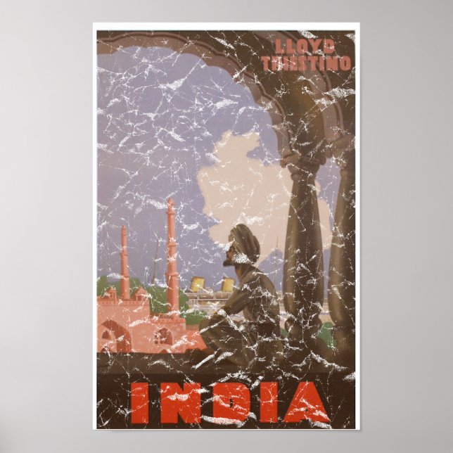 India-1927 - distressed poster (Front)