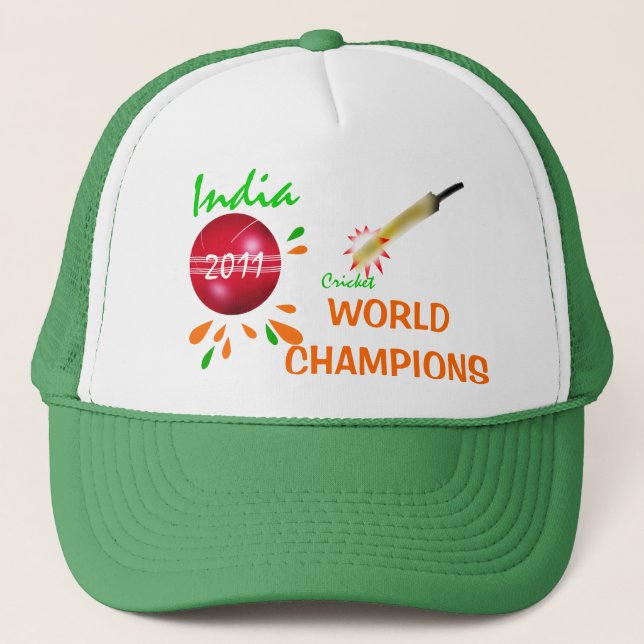 India 2011 ICC Cricket World Champions Hat (Front)