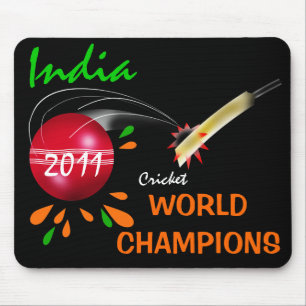 India 2011 ICC Cricket World Cup Champions Mouse Pad