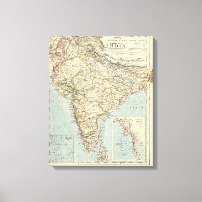 India 2 canvas print (Front)