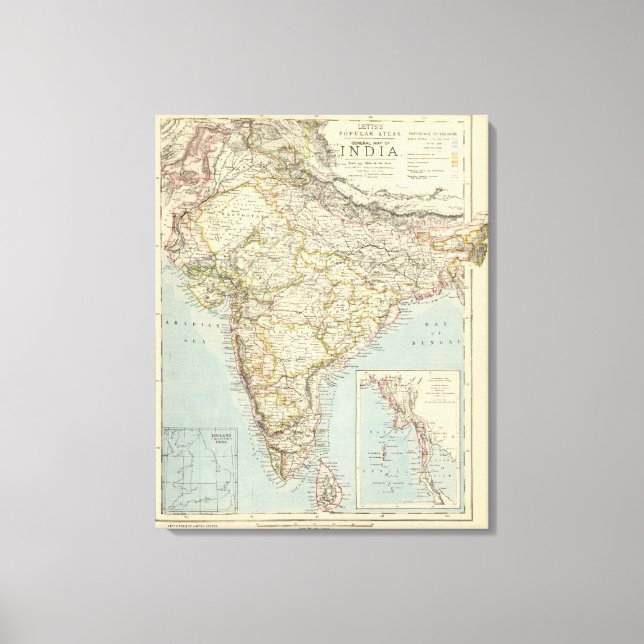 India 2 canvas print (Front)