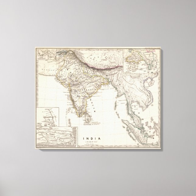 India 5 canvas print (Front)