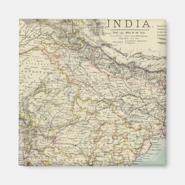 India 5 magnet (Front)