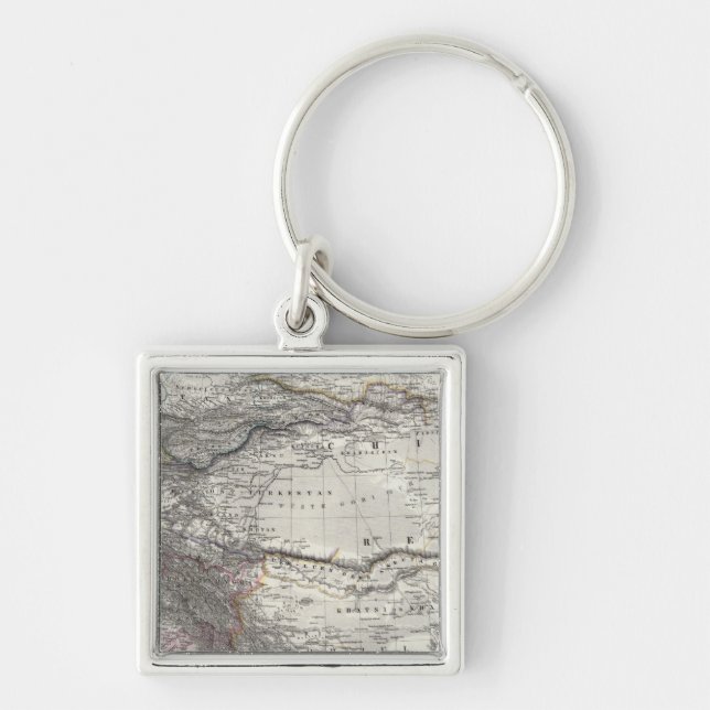 India and China Key Ring (Front)