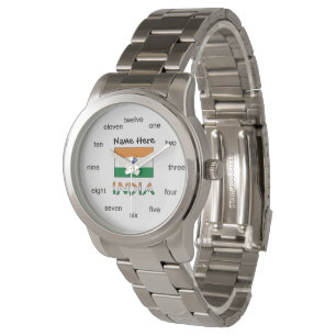 India and Indian Flag Personalised  Watch