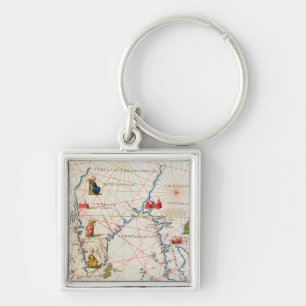 India and Malaysia Key Ring