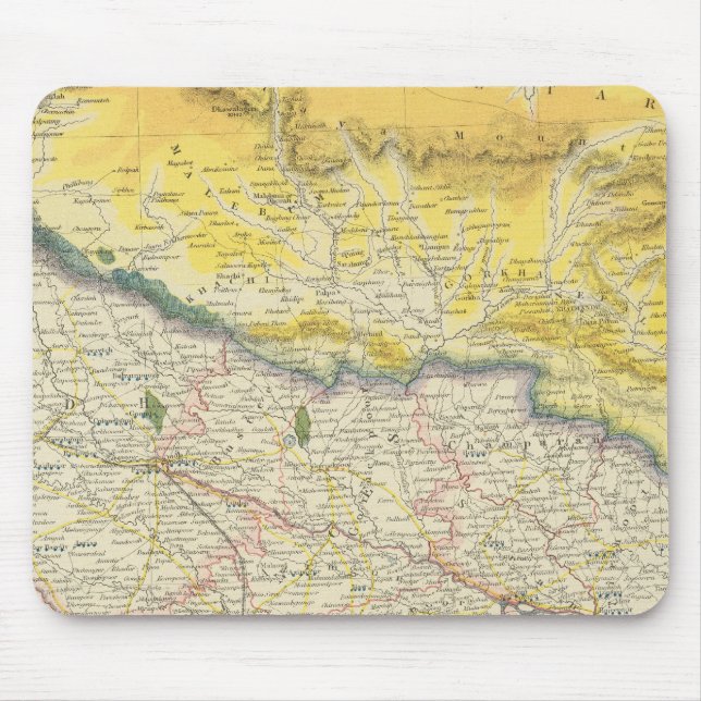 India and Nepal Mouse Pad (Front)