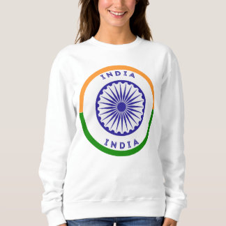 India Ashoka Chakra Circle Shape Sweatshirt
