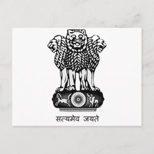 India Ashoka Chakra Postcard