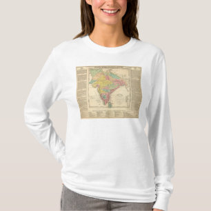 India Battles and Seiges Chonology Map T-Shirt