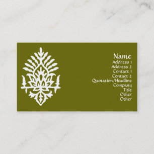 India Block Print Business Card