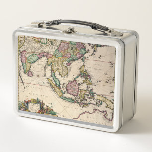 India & Ceylon to Australia Metal Lunch Box