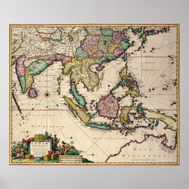 India & Ceylon to Australia Poster (Front)