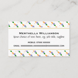 INDIA Christian Scripture John 3:16 Business Card