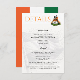 India Couple Enclosure Card