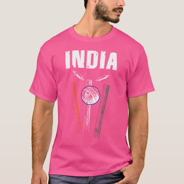 India Cricke For Indian Cricket Fans T-Shirt (Front)