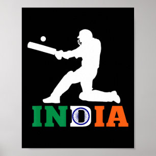 India Cricket Fan Jersey 2025 Indian Cricket  Poster