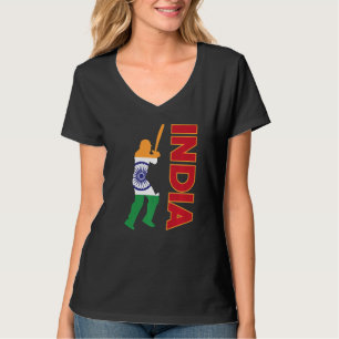 India Cricket India Flag Indian Cricket Team Crick T-Shirt