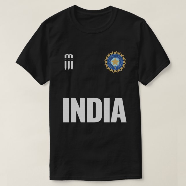 India Cricket National Fan Team Jersey Gift Indian T-Shirt (Design Front)