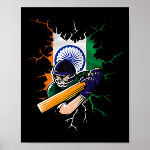 India Cricket National Fans Team Jersey Gifts For Poster