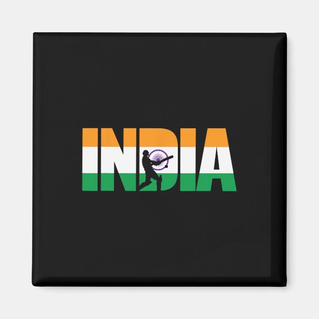 India Cricket Shirt  Magnet (Front)
