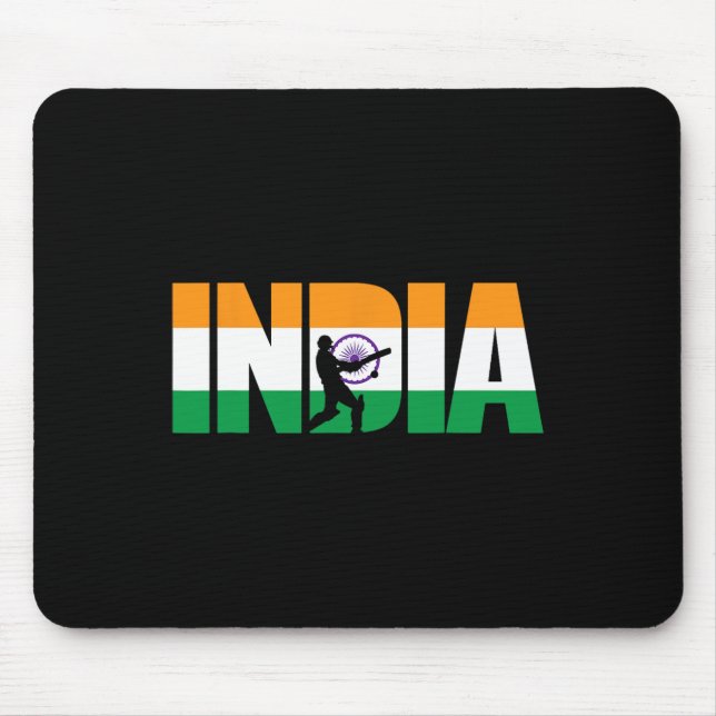 India Cricket Shirt  Mouse Pad (Front)