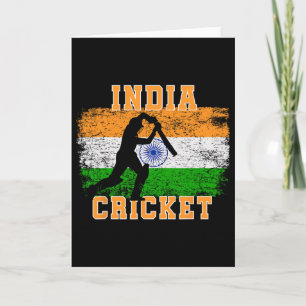 India Cricket Supporters Indian Cricket Fans India Card