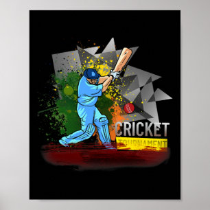 India Cricket T Shirt National Fans Team Jersey  Poster