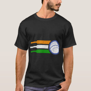 India Cricket Team Tshirt Indian Cricket Fan Flag 