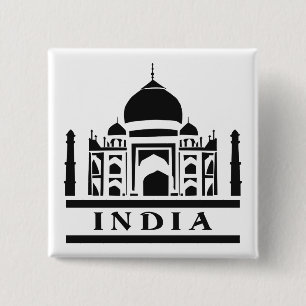 INDIA custom colour button