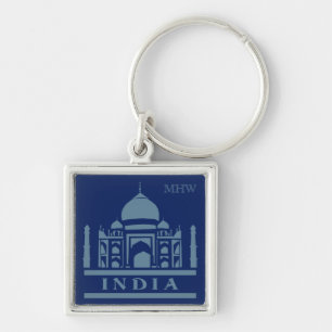 INDIA custom monogram & colour key chains