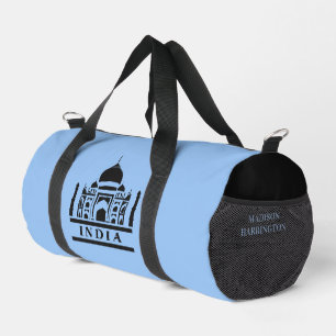 INDIA custom name & colour Duffle Bag