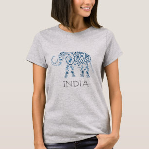India design Hindi elephant T-Shirt