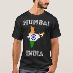 India Distressed Flag Mumbai Pride T-Shirt