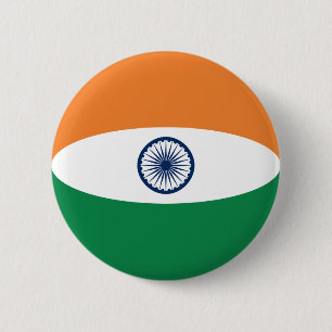 India Fisheye Flag Button