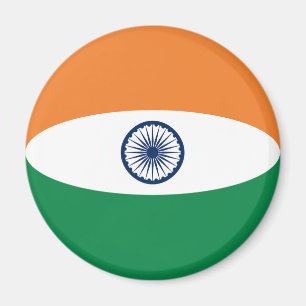 India Fisheye Flag Magnet