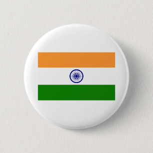 India Flag 6 Cm Round Badge