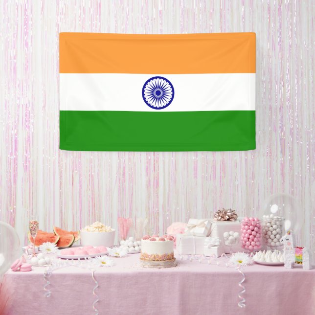 India flag banner (Party)