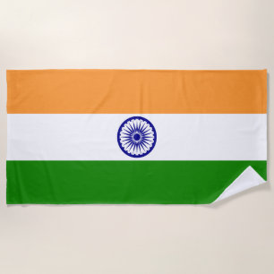 India flag beach towel